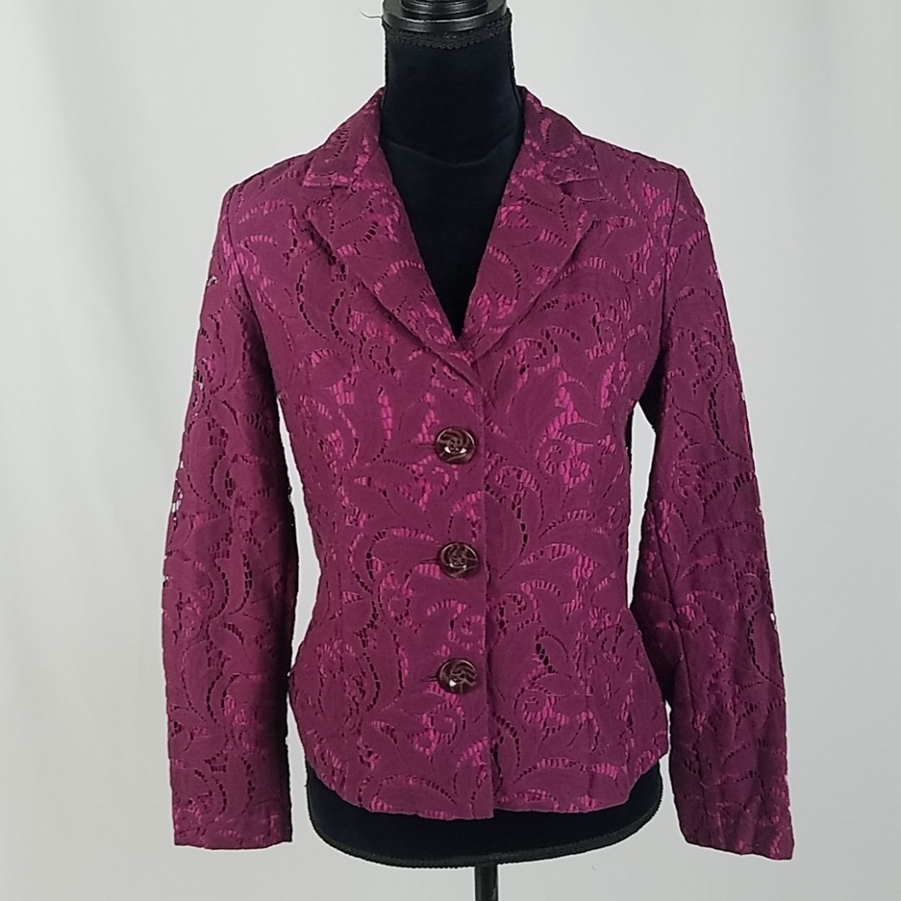 CAbi #128 women 2 Frolic color Fall Me jacket‎ - Picture 2 of 7